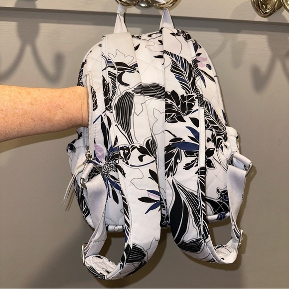 Vera Bradley Twilight Garden Small Backpack in Performance Twill - Picture 5 of 9